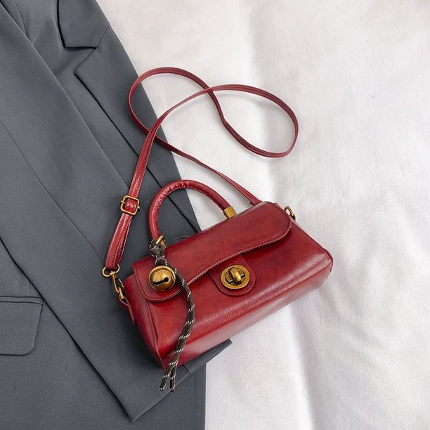 Bolso de mano de nicho de invierno de moda 2025, tendencia, bolso cruzado para mujer, bolso cuadrado pequeño de mano, bolso de hombro informal sencillo con sentido femenino