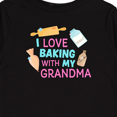 thumbnail image 4 of Inktastic I Love Baking with My Grandma Girls Long Sleeve Toddler T-Shirt, 4 of 5