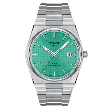 Tissot PRX Powermatic 80 Automatic Light Green Dial Steel Men's Watch T137.407.11.091.01