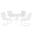 thumbnail image 1 of Crosley Ridgeland 5 Piece Outdoor Dining Set in White Gloss, 1 of 12