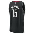 thumbnail image 3 of Men's Fanatics Reed Sheppard Black Houston Rockets Fast Break Replica Player Jersey - Statement Edition, 3 of 3