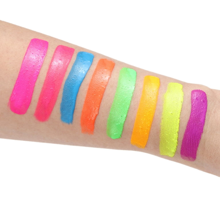 Water Activated Eyeliner Retro Graphic Hydra Eye Liner Makeup UV Glow  Fluorescent Color Neon Face Body Painting 8 Color 