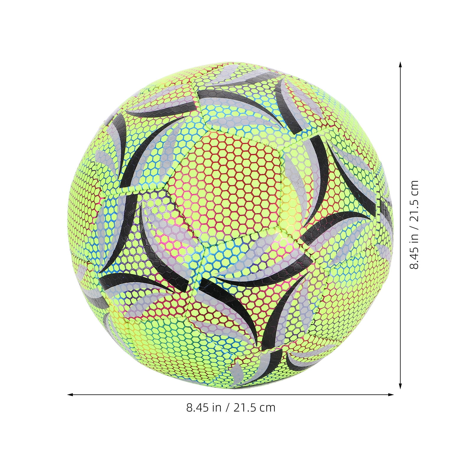 WRISTBIQUE Glow in Dark Soccer Ball for Training with Enhanced Visibility and Durable Design