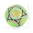 thumbnail image 2 of OFFIGAM 1Pcs Glow in the Dark Match-Grade Soccer Ball with Ergonomic Design for Competitive Matches 8.45X8.45X8.45in, 2 of 8