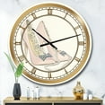thumbnail image 2 of DesignArt Glamorous Black Diamond Stiletto II Large Wall Clock, 2 of 2