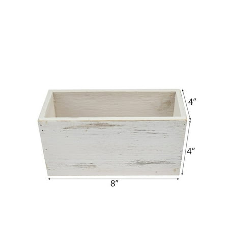 balsacircle 4 pcs 8x4-inch natural whitewashed wood rustic