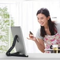 thumbnail image 2 of Support de Tablette Ajustable Compatible avec iPad, iPhone, Support pour Téléphone Cellulaire, Support de Bureau Universel Solide pour Bureau, 2 of 6