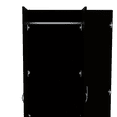 thumbnail image 5 of BOSKO 3 DOOR ARMOIRE BLACK WENGUE, 5 of 8
