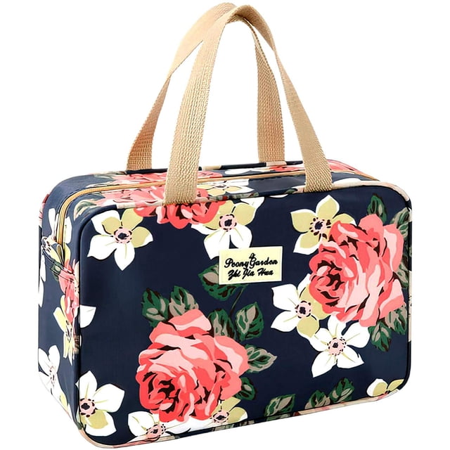 Bolsa de maquillaje Hjkiopc, bolsa de aseo grande para mujer, viaje