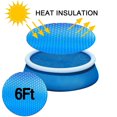 thumbnail image 1 of MesaSe 18 Foot Round Easy Set Blue Solar Cover For Swimming Pools Pool Cover Only  Anti-Evaporation And Anti-Corrosion Pool Insulation Membrane, 1 of 5