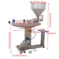 thumbnail image 5 of Techtongda Pneumatic Paste Liquid Filling Machine for Shampoo Cosmetic with Stand 300ml, 5 of 16