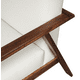 thumbnail image 3 of MO GDL DESIGNS Sillon Ocasional Salvatore Madera solida BLANCO Canvas Mexico Moderno, 3 of 8