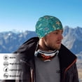 thumbnail image 5 of Neck Gaiter Face Cover Scarf, seashell ocean Soft Face Sun Mask Cover Scarf Headband Cooling Sweat Absorbing Bandanas Hiking Cycling Running, 5 of 7