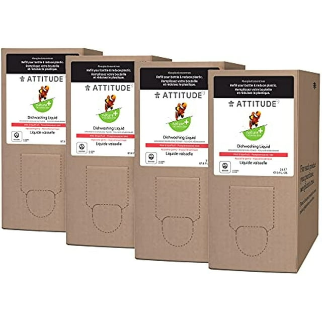 Attitude Dish Detergent, Bulk Refill Format, Plant And MineralBased