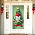 thumbnail image 3 of Leojiow 2 Pcs Rideau de Porte de Noël Décorer Votre Maison Rendre Votre Fête de Noël Plus Confortable et Plus Stylée pour l'Ambiance Festive. 180X90Cm, 3 of 3