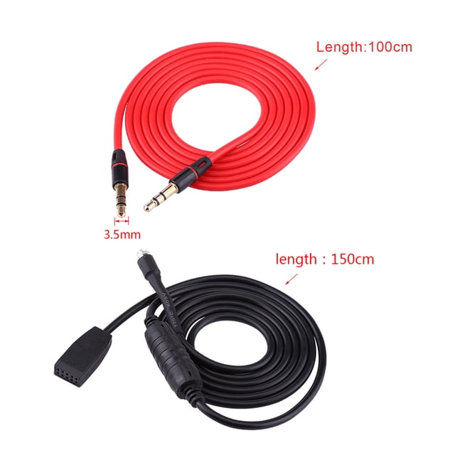 Cable De Entrada Para Automóvil Cable MP3 Cable De Modo De Entrada Auxiliar Para E46 1998 A 2006 Fácil Instalación Plug And Play Viene Con Cable MP3 Rojo Permite Entrada