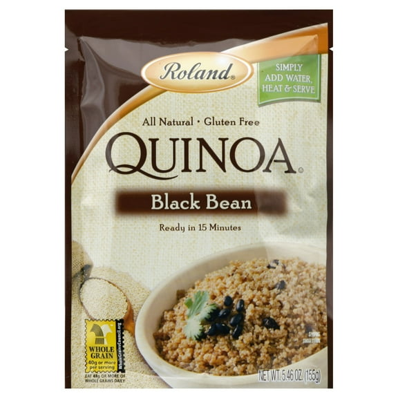 Roland Black Bean Quinoa 5.46 oz (Pack of 6)