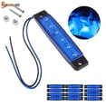 thumbnail image 3 of Spencer 12Pcs Marine Boat Interior Lights, 12V Waterproof Boat Navigation Lights for Cockpit Courtesy Navigation Boat Bow Stern Step Decorate Light, 3 of 8
