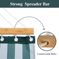 thumbnail image 4 of SUNCREAT Quick Dry Double Hammock with Stand, 2 Person Outdoor Hammock with Stand for Poolside, Garden, Backyard, Green White, 4 of 7