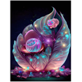 thumbnail image 1 of Fairy Dust Beach Shells DIY Diamond Painting Cross Stitch Kit, Starfish Full Drill Mosaic Rhinestone, 30*40cm, unframed.,3-TZ, 1 of 3