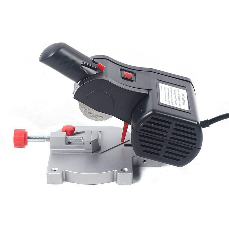 Fichiouy Mini Benchtop Cut off Miter Saw for Wood Metal Plastic