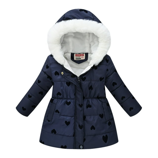 COM1950s Manteau d'Hiver pour Bébé, Veste pour Bébé Fille, Veste à Capuche à Col Long pour Garçons et Filles, Manteau en Coton, Veste pour Bébé Garçon, Manteau pour Bébé Fille, Veste d'Hiver pour Bébé Garçon, Long Manteau d'Hiver