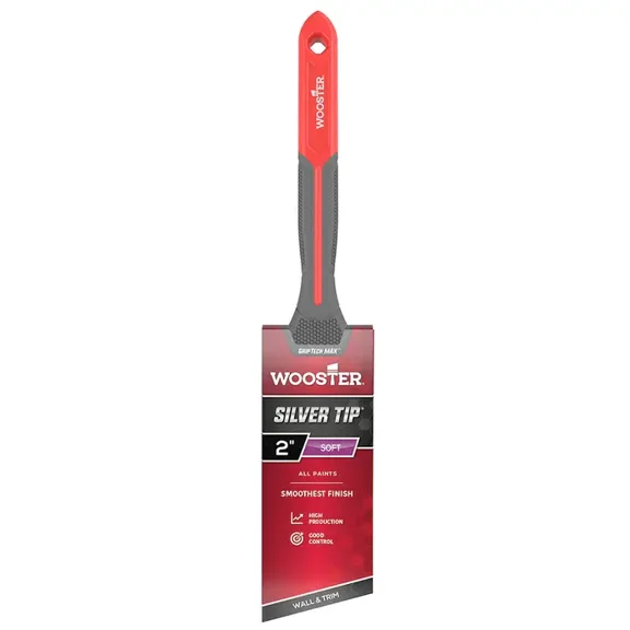 Wooster 1034757 2 in. Silver Tip Soft Angle Paint Brush - Pack of 6