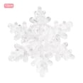 thumbnail image 3 of 12 piezas de adornos de copos de nieve de acrílico transparente para vacaciones, copos de nieve de 3 agujeros de 5,5 cm (copos de nieve de 5,5 cm con 3 agujeros), 3 of 8