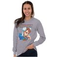 thumbnail image 5 of Chun Li Strong Feminist Girl Power Women's Long Sleeve T Shirt Brisco Brands S, 5 of 6