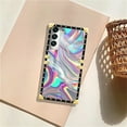 thumbnail image 7 of FKBRCL4U Compatible with Samsung Galaxy S22 Plus Case, Holographic Abstract Iridescent Textures Luxury Golden Decoration for Girl Women Soft TPU Shockproof Protective Hard PC Back, 7 of 7