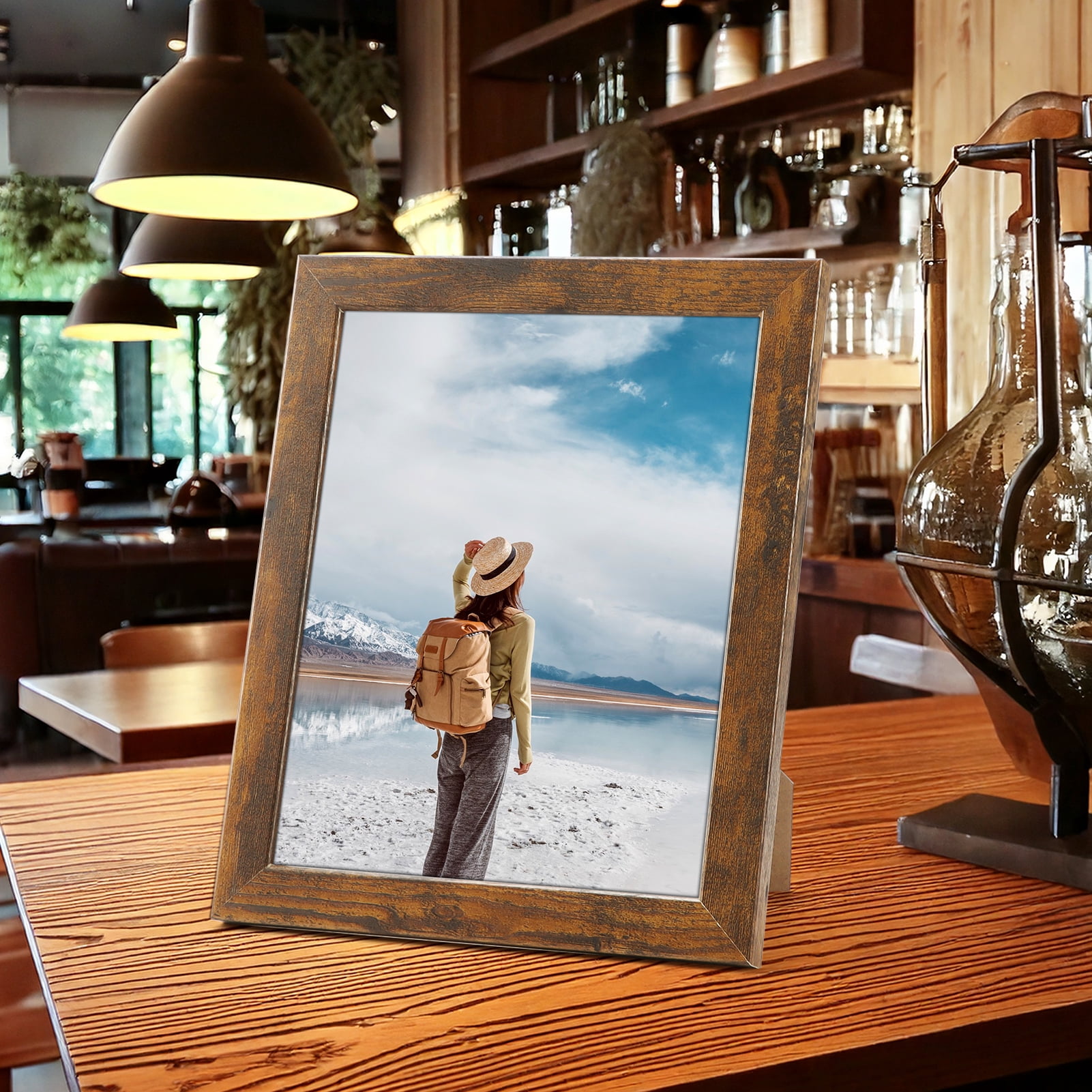 7 Pack 8x10 Picture Frames for Wall Hanging and Desktop Display