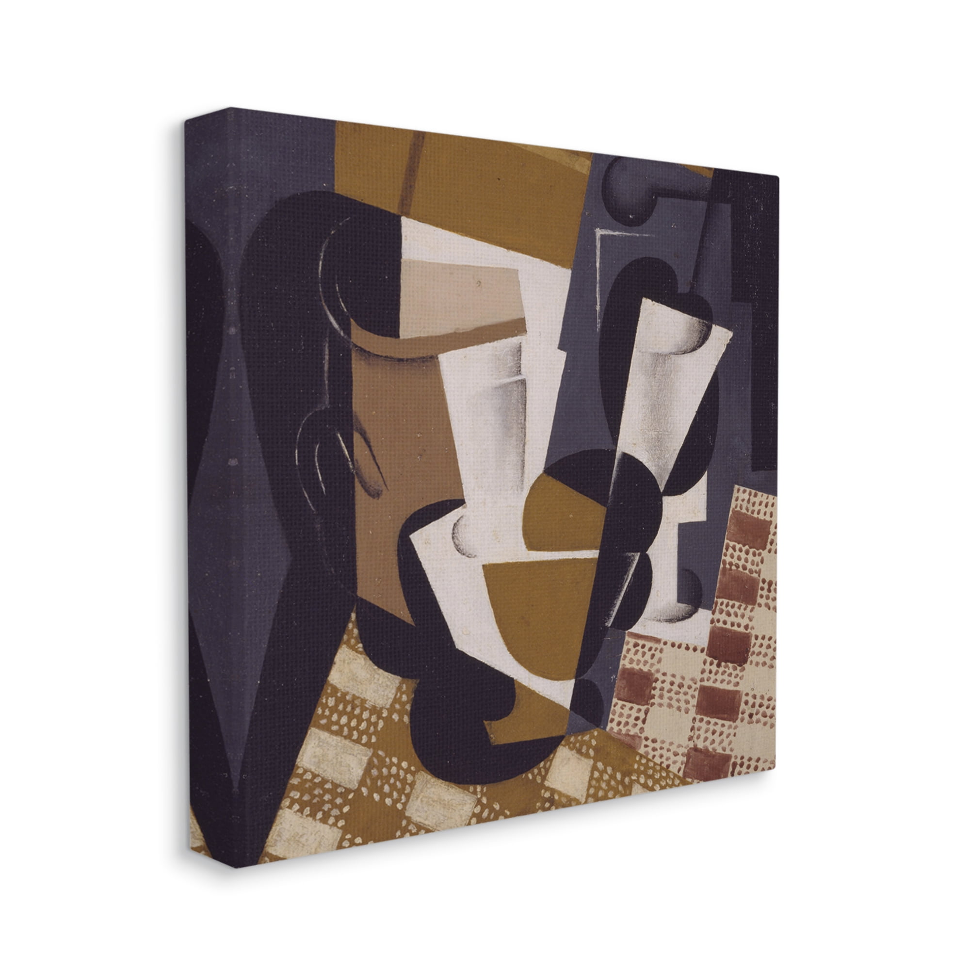 Stupell Industries Broc et Verre Juan Gris Classic Abstract Painting Painting Gallery Wrapped Canvas Print Wall Art, Design by one1000paintings
