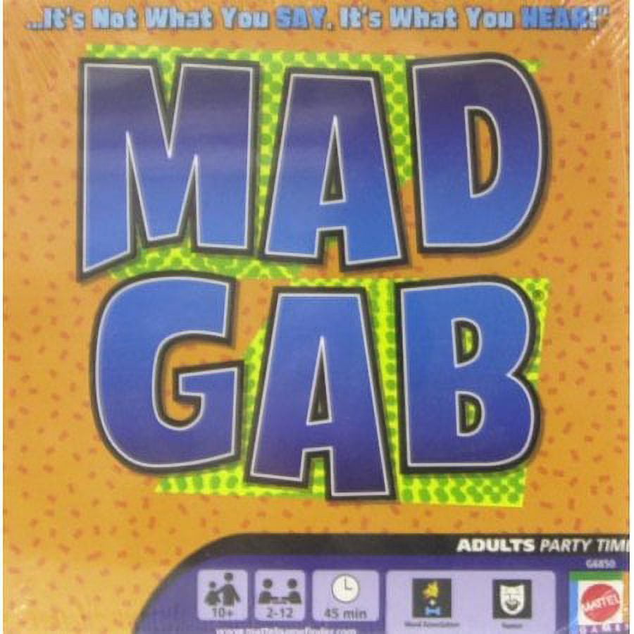 Open Box Mad Gab Card Game by Mattel