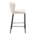 thumbnail image 2 of Linz Counter Stool Cream Counter Stool, Modern Style, Stackable for space saving storage, Plywood, Indoor Bar, 2 of 9