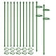 thumbnail image 1 of Paquete de 20 Estacas de Soporte para Plantas Ajustable JardíN Tallo úNico Estaca de Soporte para Flores Florales Anillos de Soporte para Jaulas para Plantas, 1 of 5