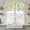 Yellow, variant on Green Leaves Tier Curtains 24 Inch Length, Summer Botanical Farmhouse Leaf Watercolor Cafe Short Curtains for Bathroom Over Sink, Small Kitchen Curtain Light Filtering Drapes 2 Panels 27.5"Wx24"L