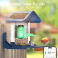 thumbnail image 3 of Bird Feeder with Camera Solar Powered Smart Camera 2K WiFi, 3 of 7