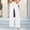 White, variant on RYDCOT Women's Wide Leg Jeans High Waisted Stretchy Straight Leg Jeans Trendy Seamed Front Loose Denim Pants White