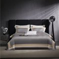 thumbnail image 1 of Linear Grey Duvet Cover Set, iPhone 12 Pro Max, 1 of 9