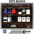 thumbnail image 3 of Detroit Iron OEM 1973 Buick Shop Manuals, Owner Manuals, Sales Literature & Parts Books Kit on USB, 3 of 3