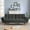 Gray, variant on GVN Futon Couch, Sofa Loveseat, Lazy Sofa,New Design Linen Sofa with Adjustable Backrest, Easily Assembled Recliners-BEIGE