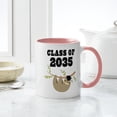 thumbnail image 6 of CafePress - Class Of 2035 Graduate Sloth Mugs - 11 oz Ceramic Mug - Novelty Coffee Tea Cup, 6 of 6