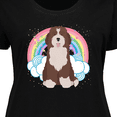 thumbnail image 4 of Inktastic Bernedoodle Dog Gifts Women's Plus Size T-Shirt, 4 of 5