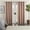 Spice, variant on Eclipse Allure Chevron Draft Stopper, 100% Blackout Grommet Top Curtain Panel, Gray, 50 x 95