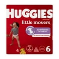 thumbnail image 3 of Huggies Little Movers Baby Diapers, Size 6 (35+ lbs), 50 Count (Select for More), 3 of 15