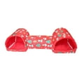 thumbnail image 3 of Hámster túnel accesorios de jaula de jaula para conejos enanos hámster de rata gerbil gerbil muñeco rojo, 3 of 8