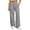 Gray, variant on Vibrex Lightweight Wide Leg Pants Women Front Seam Elastic Waist Sweatpants Women Casual Lounge Travel Pants with Pockets Solid Color Loose Pants