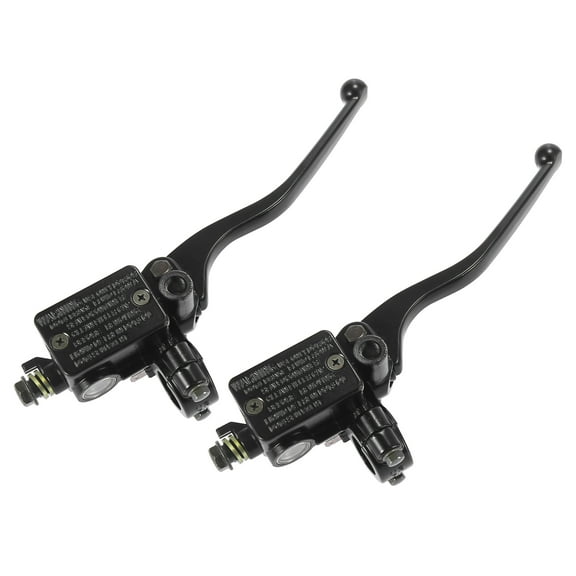 2pcs Front Black Motorcycle Brake Master Cylinder Pump Lever for Yamaha