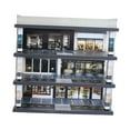 thumbnail image 3 of lionlar 1/64 Model Car Display Case Street Diorama Easy Assembly Toy Car Storage Box, 3 of 9