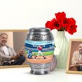 thumbnail image 6 of JAGASY Baseball Funeral Small Cremation Urn for Brother, Blue Mini Urns for Human Ashes Keepsake, Blue Sky Baseball Stadium & Grassy Field Decorative Urns for Sister, Tiny Urn for Siblings, (3 Inch), 6 of 7